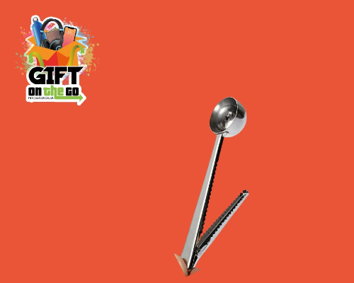 Cuchara con clip para café
