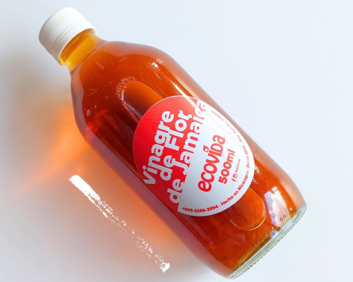 Vinagre Natural Flor de Jamaica 500ml - Ecovida