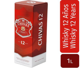 Chivas Regal Whisky Escocés 12 Años 1 L